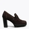 MiMaO ShopOnline TREND – Mocassin à Talon Et Plateforme MARRON grande popularité 23