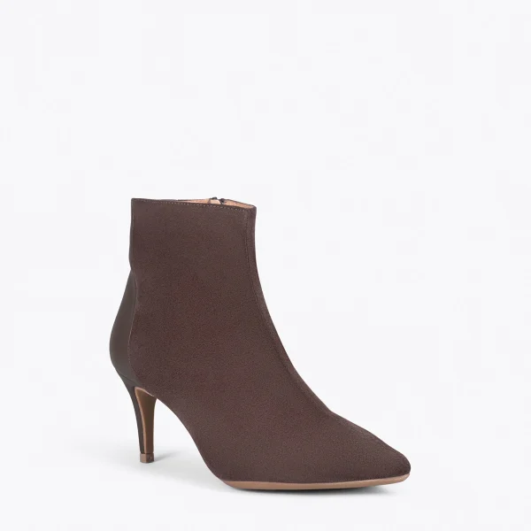 MiMaO ShopOnline NIGHT – Bottines élégantes Talon Fin MARRON en ligne officielle 5