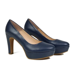 MiMaO ShopOnline SOIRÉE – Chaussures Pour Femme à Talon Compensé BLEU MARINE grande promotion 11