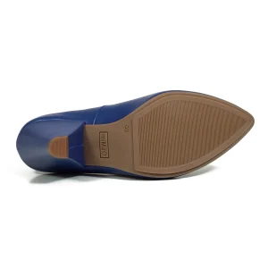 magasin paris MiMaO ShopOnline ELEGANT – CHAUSSURE À TALON PYRAMIDE INVERSÉE BLEU 17