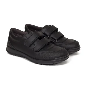 MiMaO FR Chaussures Enfants « uniforme » En Cuir Lavable Memory Absorber Foam Noir Livraison Standard/Rapide 9