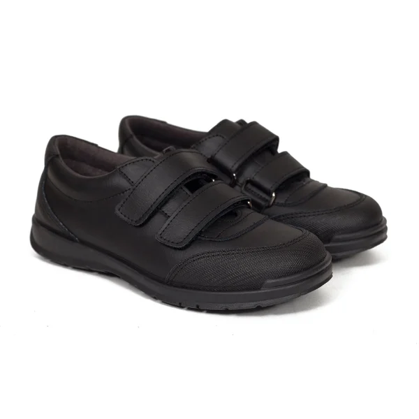 MiMaO FR Chaussures Enfants « uniforme » En Cuir Lavable Memory Absorber Foam Noir Livraison Standard/Rapide 3