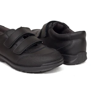 MiMaO FR Chaussures Enfants « uniforme » En Cuir Lavable Memory Absorber Foam Noir Livraison Standard/Rapide 13