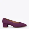 guranteed de qualité MiMaO ShopOnline DAMA – Chaussures à Talon Bas Et Bout Carré VIOLET 25