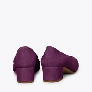 guranteed de qualité MiMaO ShopOnline DAMA – Chaussures à Talon Bas Et Bout Carré VIOLET 13