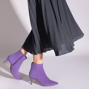 MiMaO ShopOnline OUTFIT – Bottines à Talon Aiguille VIOLET Satisfait ou Remboursé 19