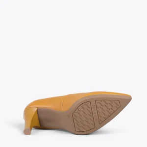 livraison la plus rapide MiMaO ShopOnline URBAN GLAM – Chaussures élégantes à Talon Haut MOUTARDE 17