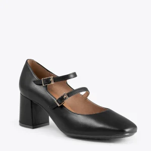 MiMaO ShopOnline FEBRIS – Chaussures En Cuir Nappa Avec Brides NOIR france en ligne 15