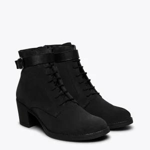 Paris MiMaO ShopOnline TOP – Bottines à Lacets NOIR à Talon 11