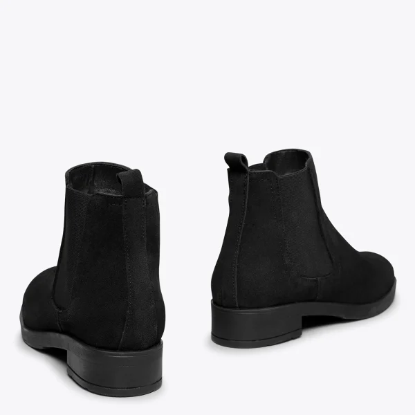 MiMaO ShopOnline CHELSEA – Bottines Plates Pour Femme NOIR l'unique style 4