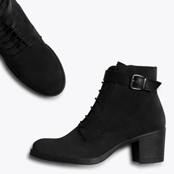 Paris MiMaO ShopOnline TOP – Bottines à Lacets NOIR à Talon 4