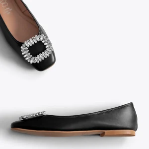 MiMaO ShopOnline BIJOU – Chaussures Plates Avec Broche NOIR prix abordable 11