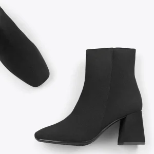 mode MiMaO ShopOnline PARIS – Bottines à Talon Bloc Et Bout Carré NOIR 11