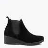 MiMaO ShopOnline BOTTINE COMPENSÉE – Bottines à Semelle Amovible NOIR outlet soldes 23