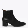 MiMaO ShopOnline DUO – Bottines En Cuir NOIR Avec Imprimé Serpent Nouveau 23