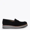 design à la mode MiMaO ShopOnline CASUAL – Mocassins Pour Femmes Avec Plateforme NOIR 25