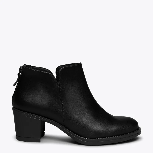 boutique en ligne MiMaO ShopOnline LOOK – Bottines NOIR Tige Courte Pour Femme 1