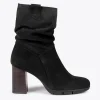 MiMaO ShopOnline Wave -Bottines à Talon Et Zip NOIR garantie de qualité 25