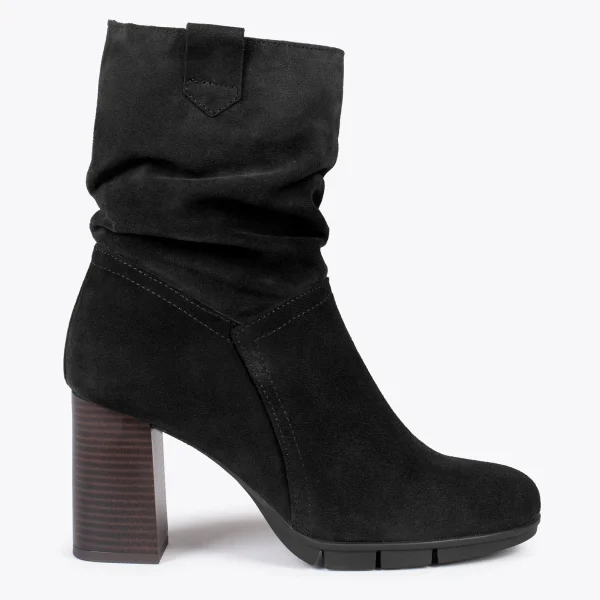 MiMaO ShopOnline Wave -Bottines à Talon Et Zip NOIR garantie de qualité 1