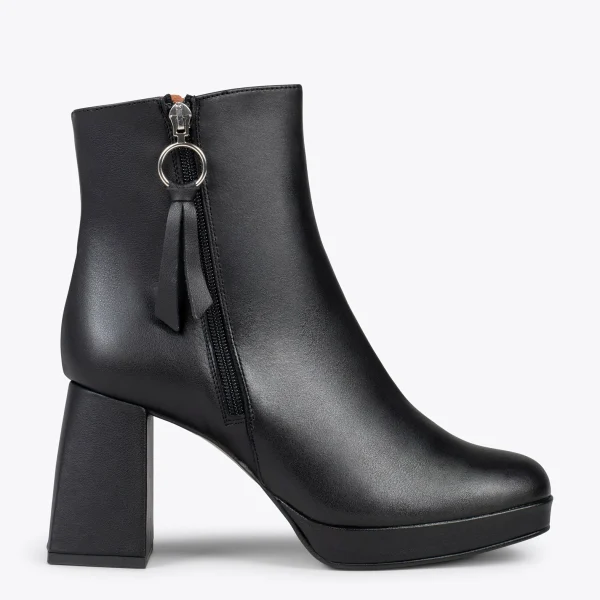 excellente qualité MiMaO ShopOnline SIENA – Bottines à Talon Bloc Et Plateforme NOIR 1