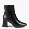 Vente MiMaO ShopOnline PARIS – Bottines à Talon Bloc Et Bout Carré NOIR Nappa 22