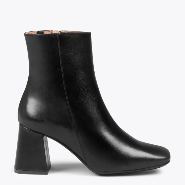 Vente MiMaO ShopOnline PARIS – Bottines à Talon Bloc Et Bout Carré NOIR Nappa 1