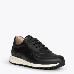 vente pas cher MiMaO ShopOnline YORK – Baskets Habillées Pour Homme NOIR 14