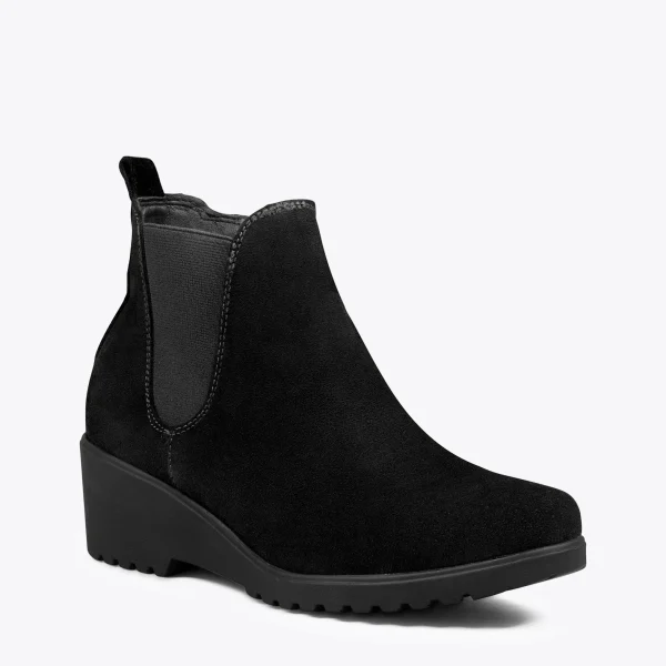 MiMaO ShopOnline BOTTINE COMPENSÉE – Bottines à Semelle Amovible NOIR outlet soldes 5