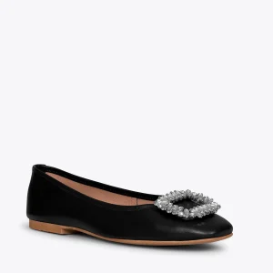 MiMaO ShopOnline BIJOU – Chaussures Plates Avec Broche NOIR prix abordable 15