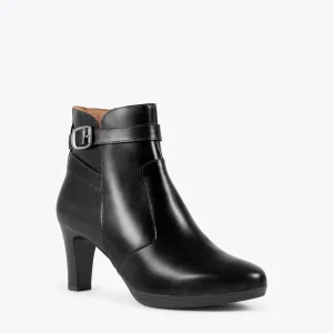 Retour Facile et Gratuit MiMaO ShopOnline MILAN – Bottines à Talon Et Bracelet Décoratif NOIR 15