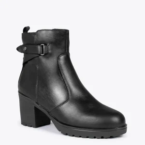 garantis authentique MiMaO ShopOnline Varsovia –Bottines Pour Femme Avec Lanière Et Zip NOIR 15