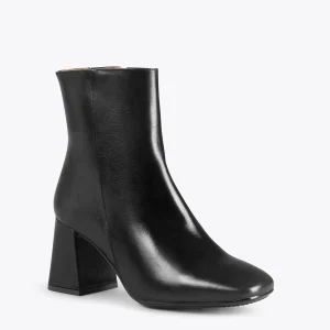 Vente MiMaO ShopOnline PARIS – Bottines à Talon Bloc Et Bout Carré NOIR Nappa 15