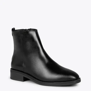 MiMaO ShopOnline MANCHESTER – Bottines Plates Avec Zip NOIR mode pas cher 15