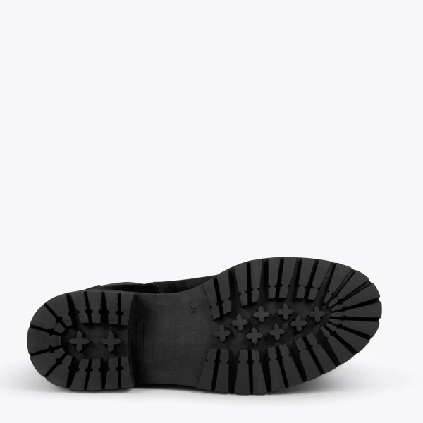 luxe soldes MiMaO ShopOnline CAMBRIDGE – Bottines Chelsea NOIR à Semelle Track 6