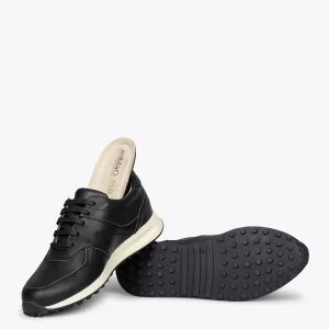 vente pas cher MiMaO ShopOnline YORK – Baskets Habillées Pour Homme NOIR 16