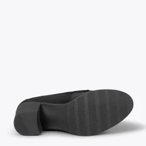 MiMaO ShopOnline MOKKA – Mocassin En Nubuck à Talon NOIR Paiement sécurisé 17