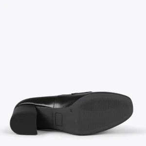 MiMaO ShopOnline CHAIN – Mocassins Avec Talon Et Ornement Doré NOIR REMISE 17