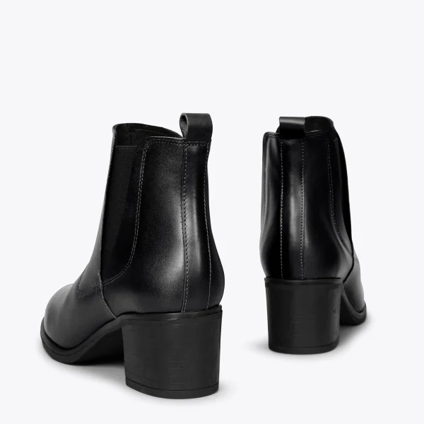 MiMaO ShopOnline LONDON – Bottines NOIR à Talon Style Chelsea prix de gros 4