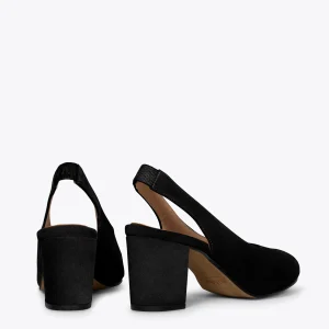 boutique en ligne MiMaO ShopOnline WOMAN – Chaussures Sans Talon Peep-toe NOIR 13