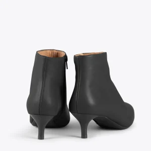 ﻿soldes MiMaO ShopOnline OUTFIT – Bottines élégantes à Talon Kitten NOIR Nappa 13