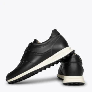 vente pas cher MiMaO ShopOnline YORK – Baskets Habillées Pour Homme NOIR 12