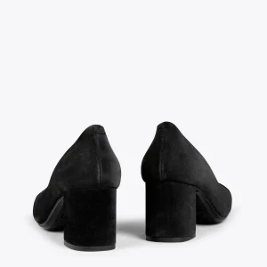 MiMaO ShopOnline EMMA – Chaussures à Talon à Bout Carré NOIR marque pas cher en ligne 13