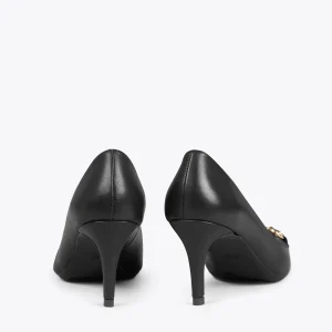 soldes de Noël MiMaO ShopOnline ÉLÉGANCE- Stiletto Avec Ornement Métallisé NOIR 13