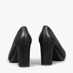 Officielle MiMaO ShopOnline URBAN SAUVAGE – Escarpins Imprimé Serpent NOIR 13