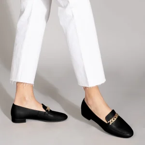 vente en ligne pas cher MiMaO ShopOnline CHAIN – Mocassins élégants Pour Femmes NOIR 19