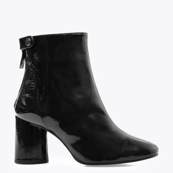 MiMaO ShopOnline VERNI – Bottines En Cuir Verni NOIR fashioniable 1