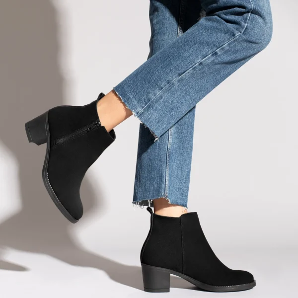 MiMaO ShopOnline DAILY – Bottines Basiques Pour Femmes NOIR Authenticité garantie 7