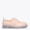 Livraison Standard/Rapide MiMaO ShopOnline ANGLAIS- Chaussure à Lacets Pour Femme NUDE 23