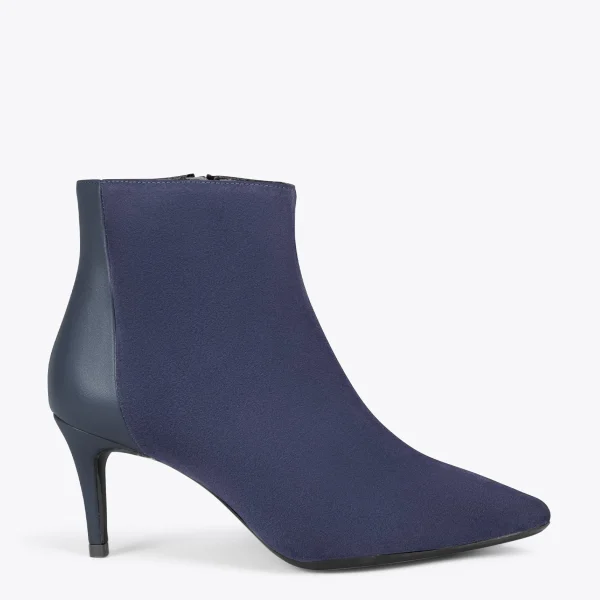 france MiMaO ShopOnline NIGHT – Bottines élégantes Talon Fin BLEU MARINE 1