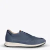 Réductions MiMaO ShopOnline BOSTON – Baskets En Cuir Pour Homme BLEU 20